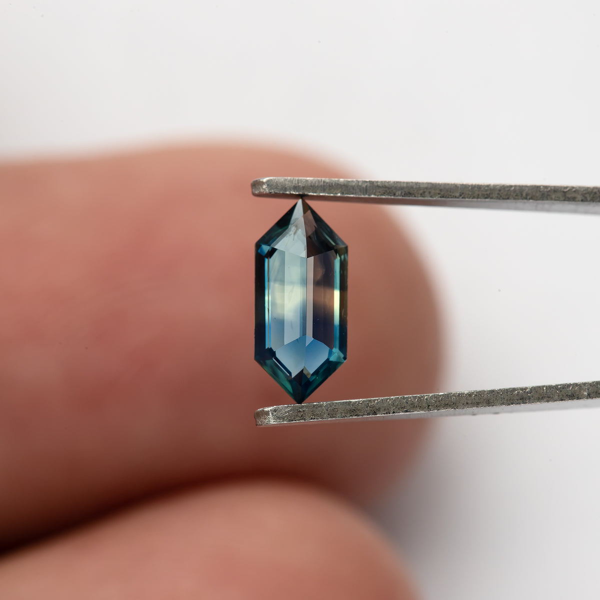 Natural bi-color sapphire BNS177 exact item view 5