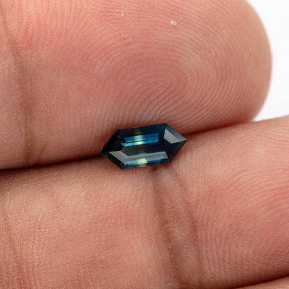 Natural bi-color sapphire BNS177 exact item view 17
