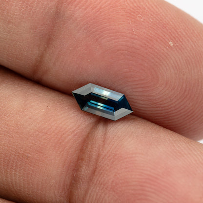 Natural bi-color sapphire BNS177 exact item view 11