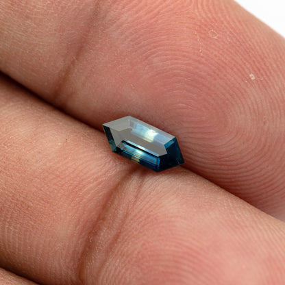Natural bi-color sapphire BNS177 exact item view 12