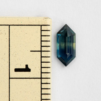 Natural bi-color sapphire BNS177 exact item view 13