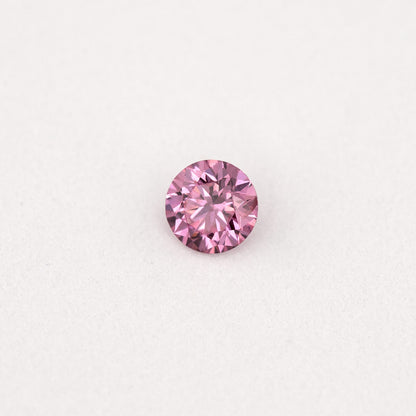 GIA Certified 0.11ct Fancy Intense Purplish Pink Natural Argyle Pink Diamond Round Brilliant VS1