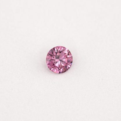 GIA Certified 0.11ct Fancy Intense Purplish Pink Natural Argyle Pink Diamond Round Brilliant VS1