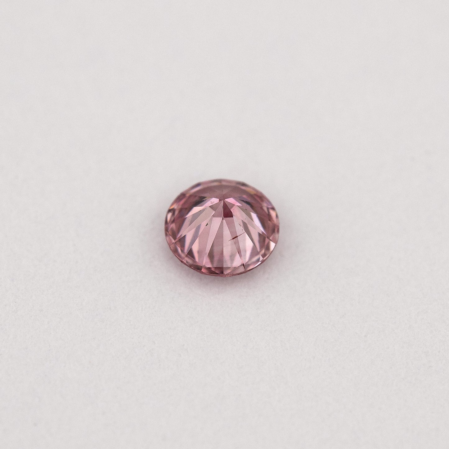 GIA Certified 0.10ct Fancy Intense Pink Natural Argyle Pink Diamond Round Brilliant VS1