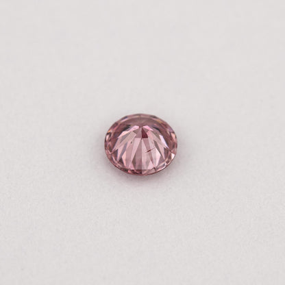 GIA Certified 0.10ct Fancy Intense Pink Natural Argyle Pink Diamond Round Brilliant VS1