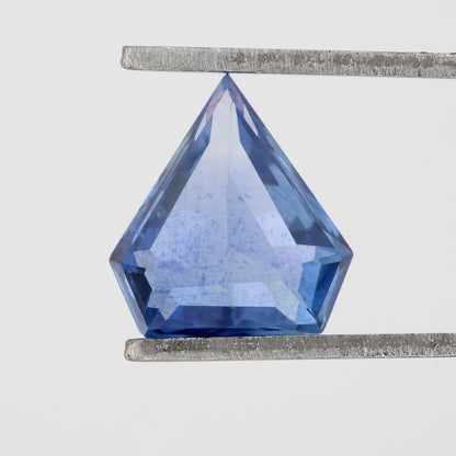 Royal to Violetish Blue 1.21 Ct Sapphire | Unheated Geometric Fancy Cut Gemstone | Natural Sapphire for Bold Rings & Fine Jewelry Design