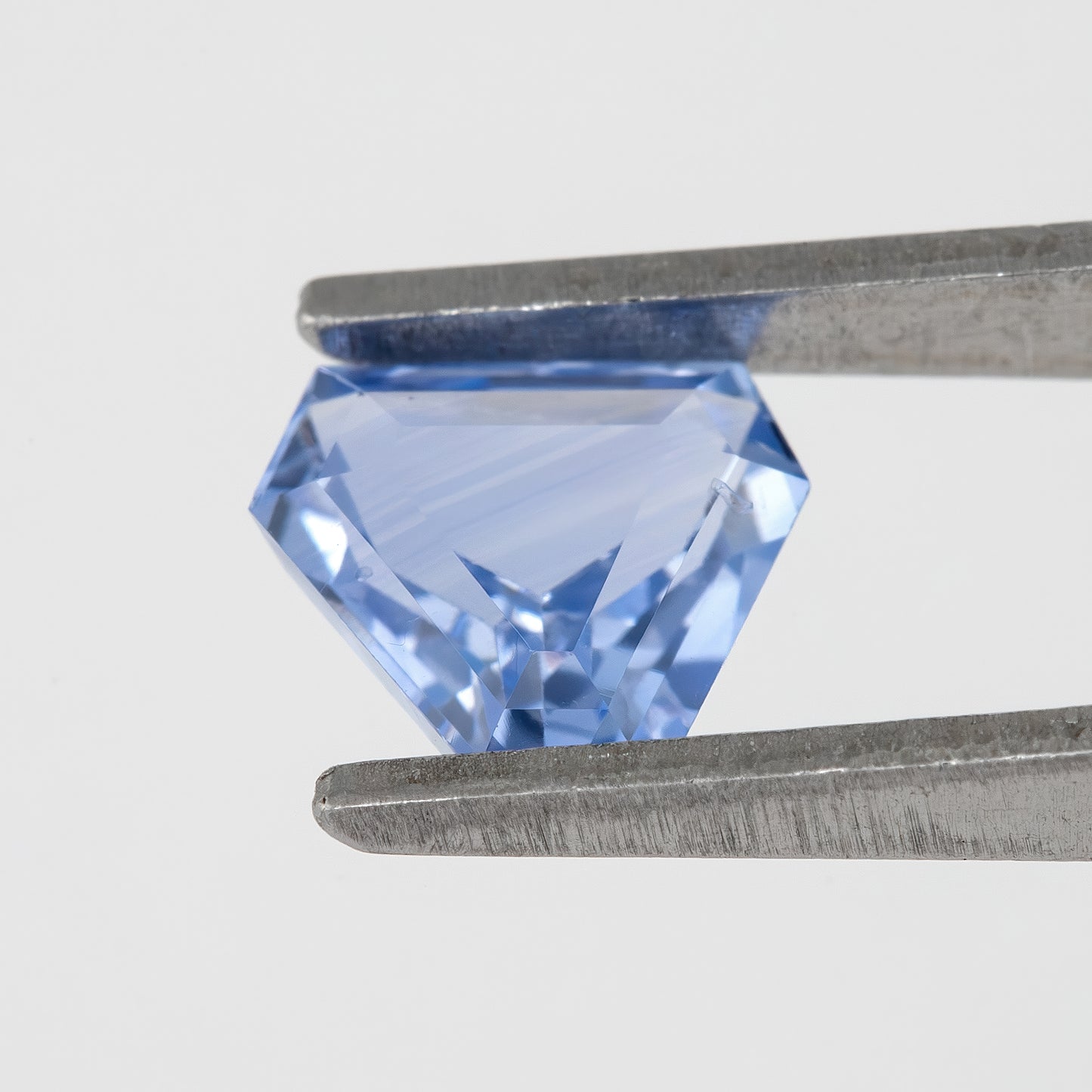 Cornflower to Sky Blue 1.20 Ct Sapphire | Unheated Fancy Geometric Cut Gemstone | Natural Sapphire for Bespoke Rings & Artistic Fine Jewelry