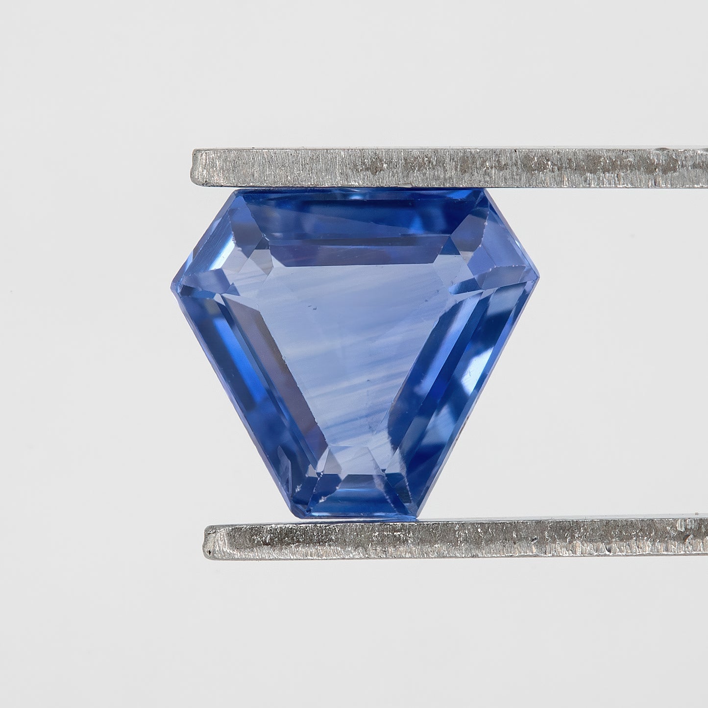 Light Cornflower Blue 1.06 Ct Sapphire | Unheated Geometric Fancy Cut | Natural Sapphire for Bold Rings & Designer Fine Jewelry