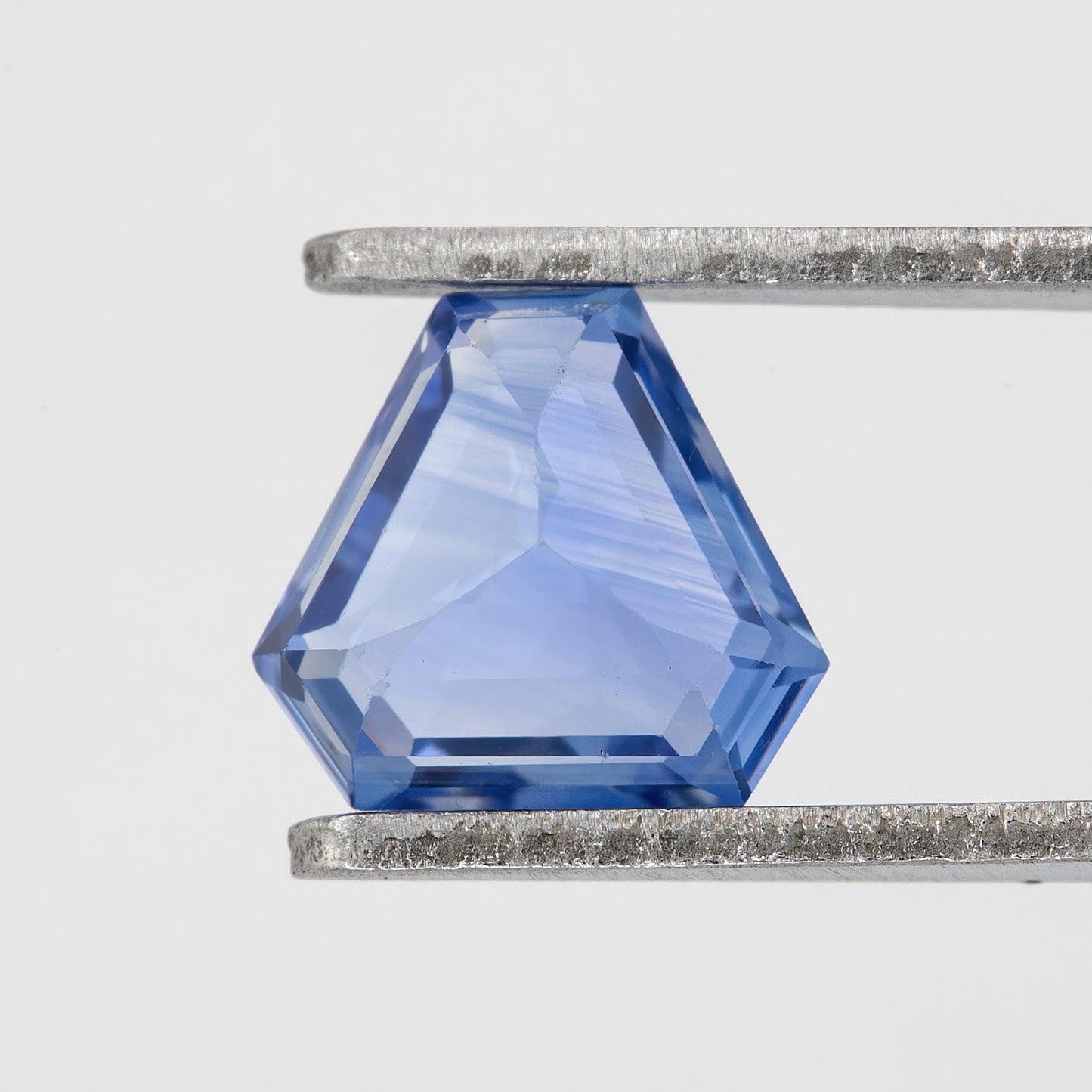 Light Cornflower Blue 1.06 Ct Sapphire | Unheated Geometric Fancy Cut | Natural Sapphire for Bold Rings & Designer Fine Jewelry