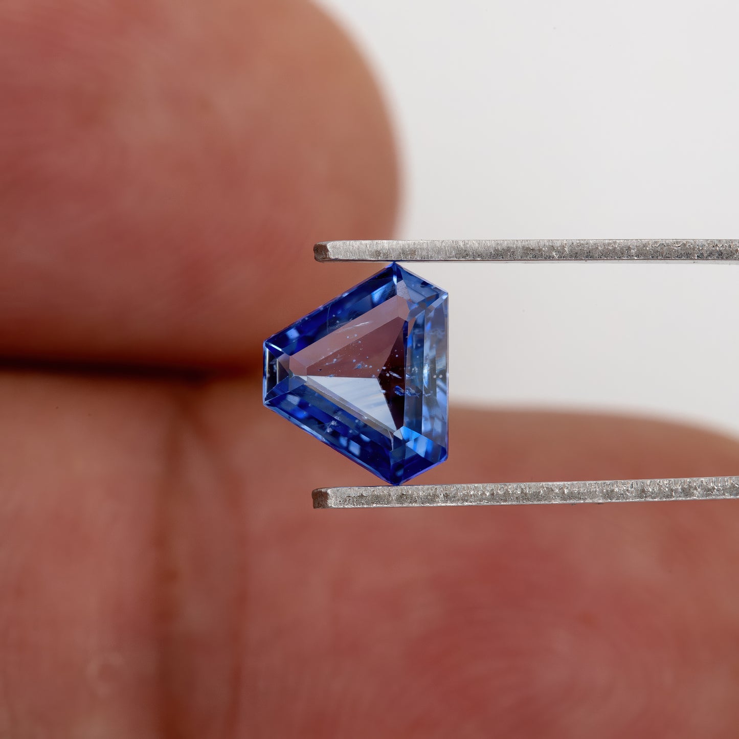 Deep Blue 1.11 Ct Sapphire | Untreated Geometric Fancy Cut Gemstone | Natural Sapphire for Statement Rings & Bold Fine Jewelry