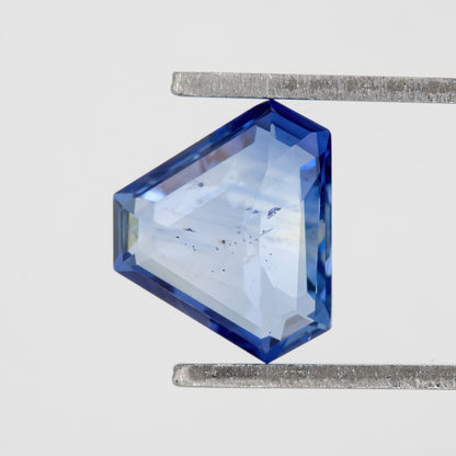 Deep Blue 1.11 Ct Sapphire | Untreated Geometric Fancy Cut Gemstone | Natural Sapphire for Statement Rings & Bold Fine Jewelry