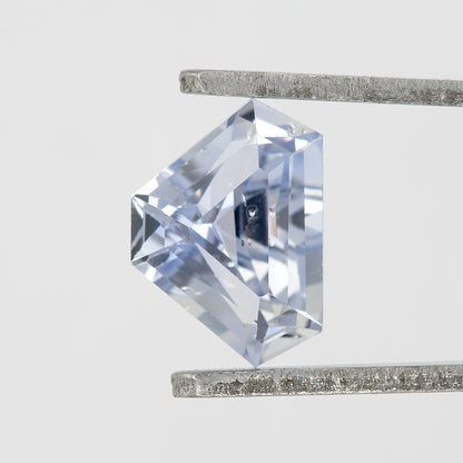 Subtle Bluish-Lavender Tone Geometric Cut Sapphire | 0.95 Ct Untreated Eye Clean Gem | Ideal for Bold Rings, Pendants & Fine Jewelry Use