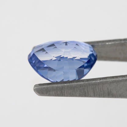 Vibrant Blue with Soft Tonal Variation Trillion Cut Sapphire | 1.24 Ct Natural Untreated Gem | Eye Clean Stone for Standout Jewelry