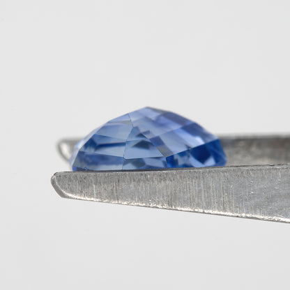 Medium-Light to Vivid Blue-Violet Geometric Cut Sapphire | 1.33 Ct Unheated Natural Eye Clean Gemstone | For Custom Rings & Artisan Jewelry