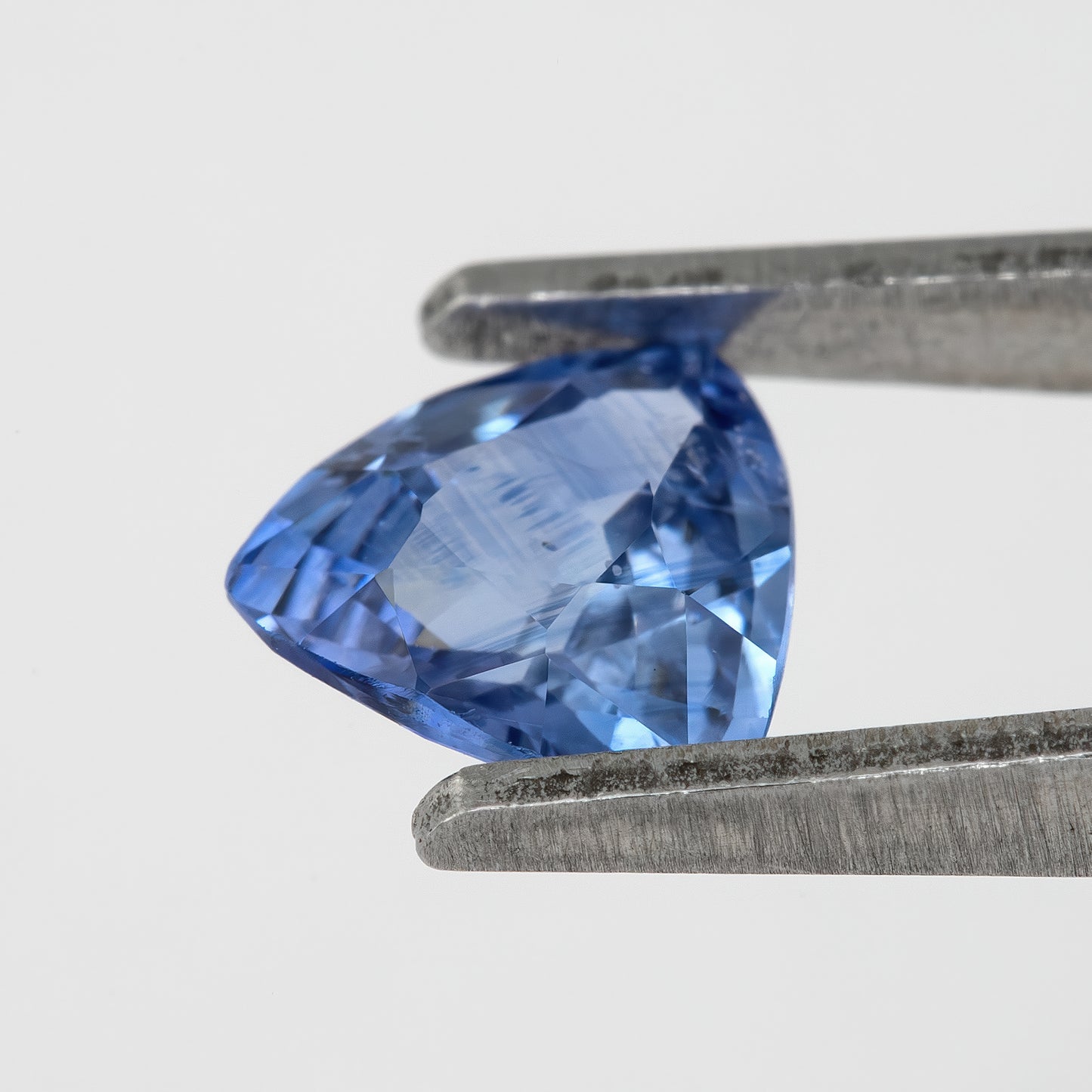 Vibrant Cornflower-to-Violet Blue Trillion Cut Sapphire | 1.07 Ct Unheated Natural Eye Clean Gem | Perfect for Rings or Pendants
