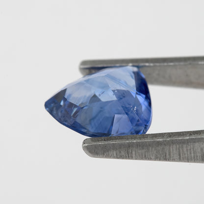 Vibrant Cornflower-to-Violet Blue Trillion Cut Sapphire | 1.07 Ct Unheated Natural Eye Clean Gem | Perfect for Rings or Pendants