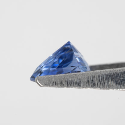 Light Cornflower Blue with Icy Brilliance Trillion Cut Sapphire | 1.26 Ct Unheated Natural Eye Clean Gem | For Statement Rings & Fine Jewelry