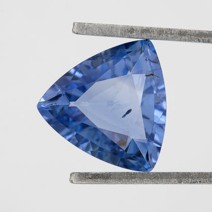 Deep Cornflower Blue | Trillion Cut Sapphire 1.33 Ct | Eye Clean Untreated Natural Sapphire | Ideal for Fine Jewelry & Custom Engagement Rings