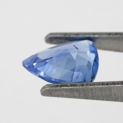 Deep Cornflower Blue | Trillion Cut Sapphire 1.33 Ct | Eye Clean Untreated Natural Sapphire | Ideal for Fine Jewelry & Custom Engagement Rings