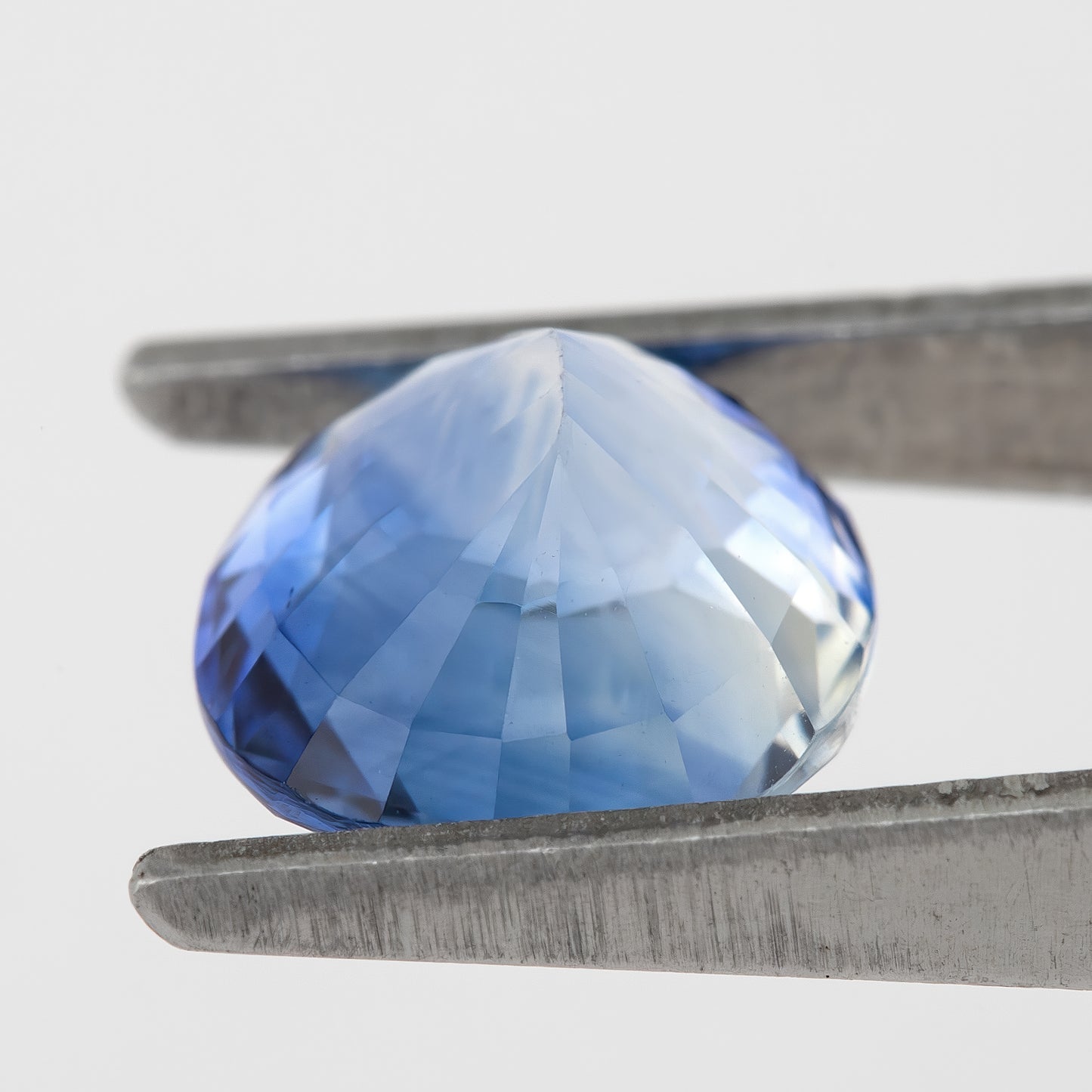 Bicolor – Blue & White | Natural Sapphire 2.96 Ct | Oval Cut Heated Ceylon Gemstone | Eye Clean Loose Sapphire for Fine Jewelry
