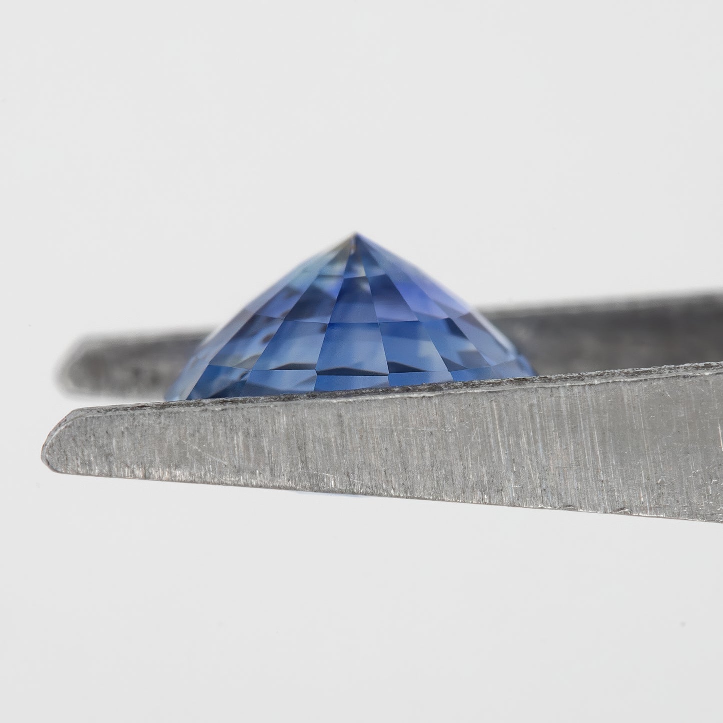 Bicolor - Blue & White | Natural Sapphire 1.73 Ct | Oval Cut Heated Ceylon Gemstone | Eye Clean Loose Stone for Fine Jewelry | Unique Cut