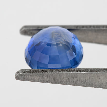 Bicolor – Blue | Natural Sapphire 1.83 Ct | Oval Cut Eye Clean Heated Gemstone | Loose Ceylon Sapphire for Jewelry Making | Unique Piece