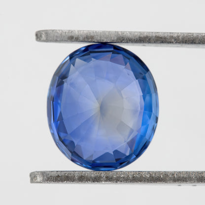 Bicolor – Blue | Natural Sapphire 1.83 Ct | Oval Cut Eye Clean Heated Gemstone | Loose Ceylon Sapphire for Jewelry Making | Unique Piece
