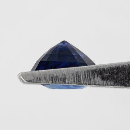 Bicolor – Blue | Natural Sapphire 1.54 Ct | Round Cut Ceylon Loose Gemstone | Heated Eye Clean Sapphire for Fine Jewelry Making