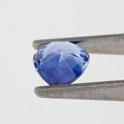 Bicolor – Blue & White Sapphire 1.00 Ct | Pear Cut Untreated Ceylon Gemstone | Eye Clean Loose Stone for Fine Jewelry or Pendant Design