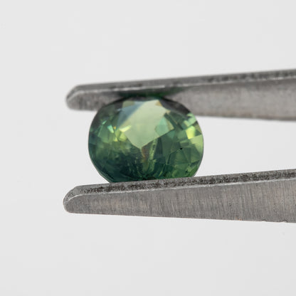 Bicolor – Deep Teal Green Sapphire 0.96 Ct | Oval Cut Untreated Eye Clean Gemstone | Natural Loose Ceylon Sapphire for Fine Jewelry Design