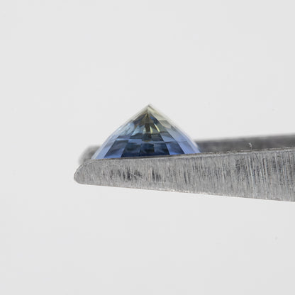 Champagne Yellow Blue Bicolor Sapphire | 1.05 Ct Natural Untreated Oval Cut Gem | Eye Clean Stone for Ring or Pendant | Fine Jewelry Use