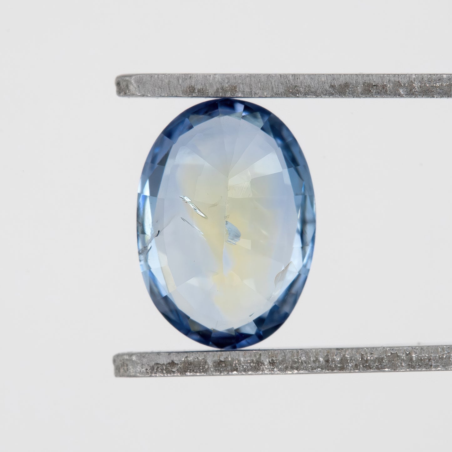 Champagne Yellow Blue Bicolor Sapphire | 1.05 Ct Natural Untreated Oval Cut Gem | Eye Clean Stone for Ring or Pendant | Fine Jewelry Use