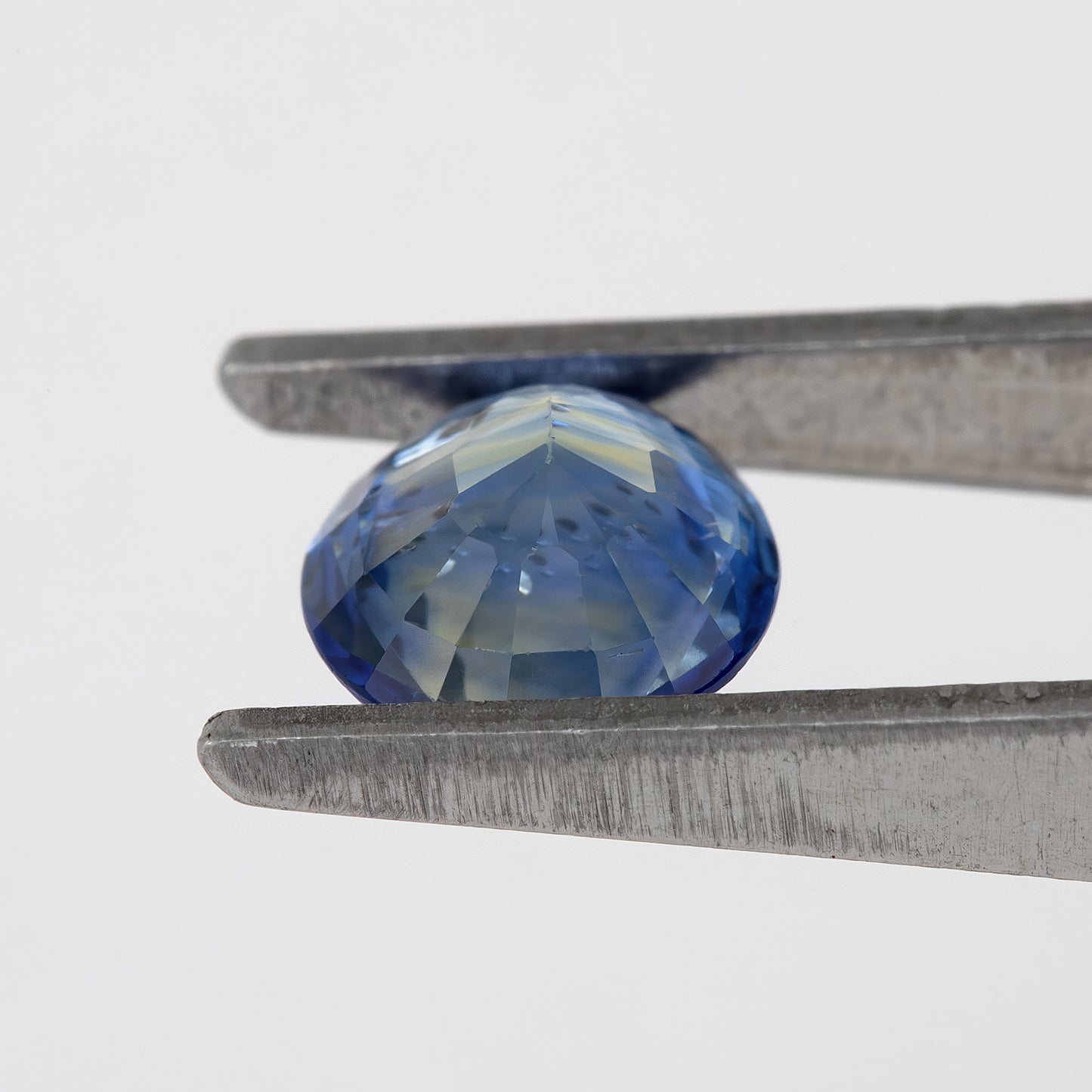Blue Champagne Yellow Bicolor Sapphire | 0.99 Ct Natural Untreated Oval Cut | Eye Clean Gem for Fine Jewelry or Statement Ring