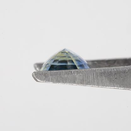 Champagne Yellow Blue Bicolor Sapphire | 1.06 Ct Natural Untreated Oval Cut Gemstone | Eye Clean Stone for Fine Rings or Jewelry Designs