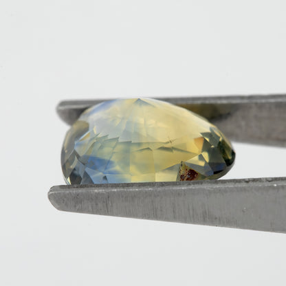 Champagne Yellow and Blue Sapphire | 2.21 Ct Heart Cut Unheated Gemstone | Bold Center Stone for Fine Ring or Pendant Jewelry