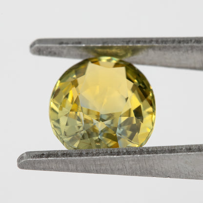 Champagne Yellow and Blue Sapphire | 2.26 Ct Oval Cut Unheated Natural Gemstone | Eye Clean Statement Sapphire for Luxury Ring or Pendant