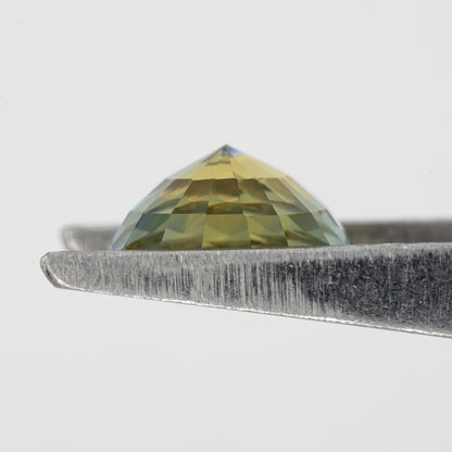 Champagne Yellow and Blue Sapphire | 2.26 Ct Oval Cut Unheated Natural Gemstone | Eye Clean Statement Sapphire for Luxury Ring or Pendant
