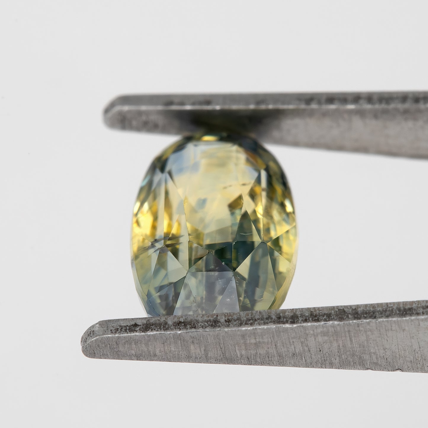 Champagne Yellow and Blue Sapphire | 1.92 Ct Oval Cut Unheated Gemstone | Eye Clean Sapphire for Fine Jewelry and Designer Rings