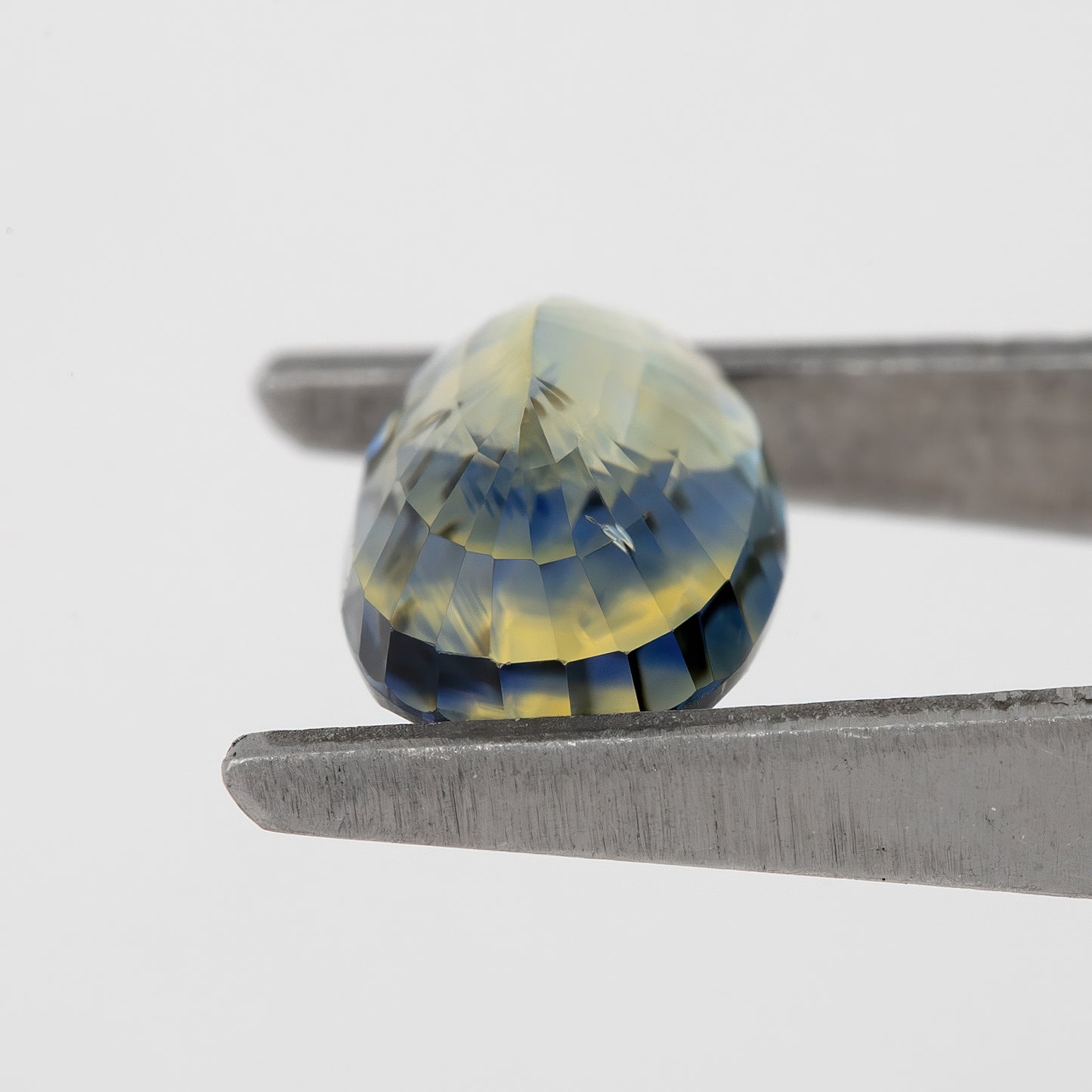 Champagne Yellow and Blue Sapphire | 1.92 Ct Oval Cut Unheated Gemstone | Eye Clean Sapphire for Fine Jewelry and Designer Rings