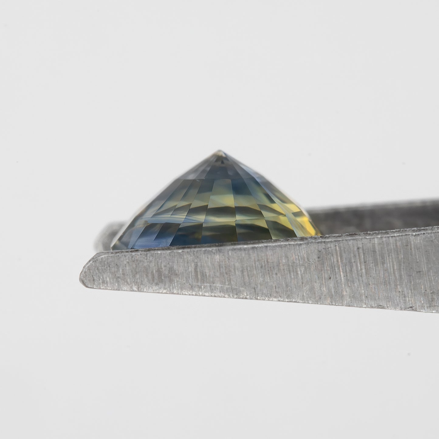 Blue and Champagne Yellow Sapphire | 1.47 Ct Oval Cut Unheated Natural Gemstone | Elegant Center Stone for Fine Jewelry or Rings