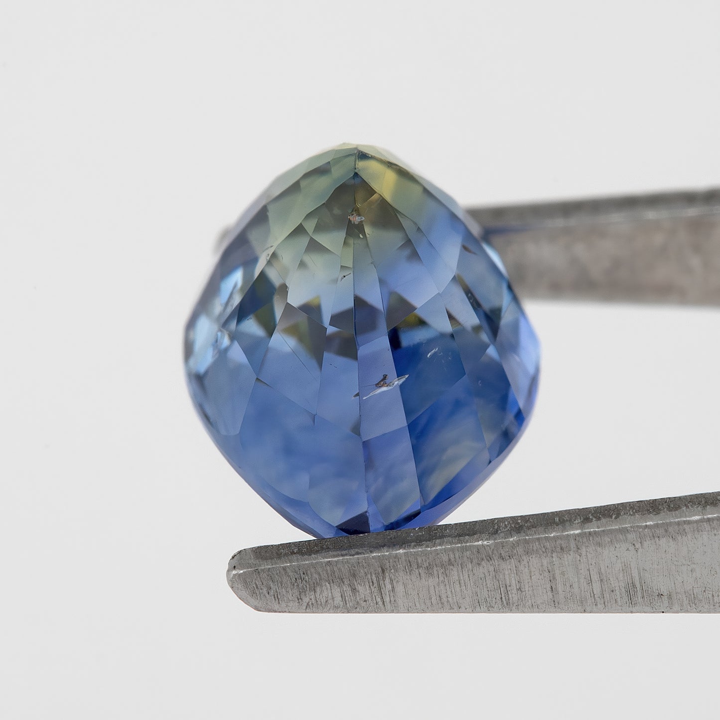 Blue and Champagne Yellow Sapphire | 2.43 Ct Pear Cut Unheated Gemstone | Rare Eye Clean Sapphire for High-End Rings or Pendant Jewelry