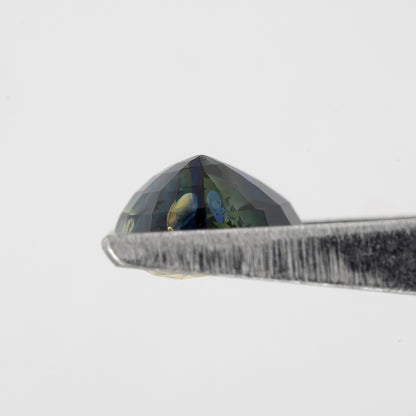 Blue and Champagne Yellow Sapphire | 1.91 Ct Pear Cut Unheated Natural Gemstone | Eye Clean Rare Stone for Fine Jewelry or Ring Design