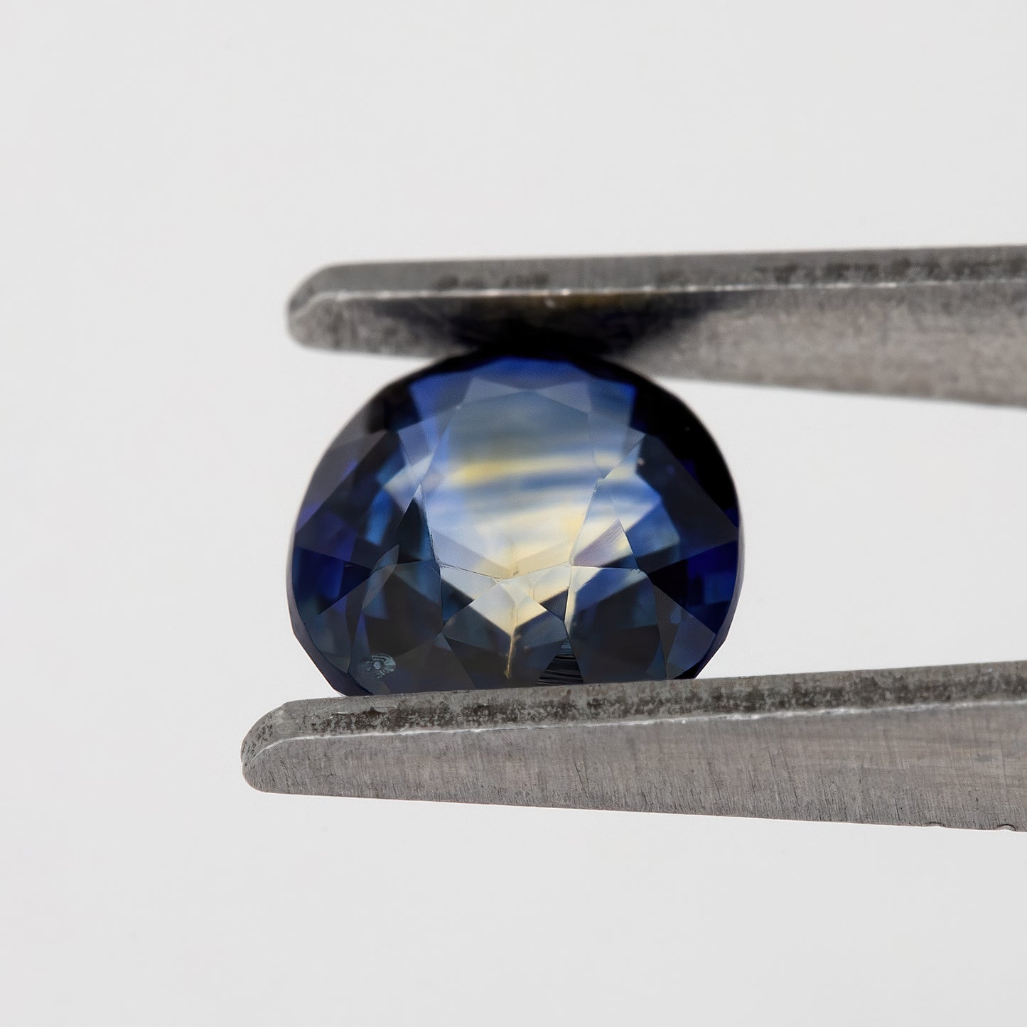 Royal Blue Champagne Sapphire | 1.29 Ct Oval Cut Unheated Natural Gem | Eye Clean Stone for Rings & Fine Jewelry