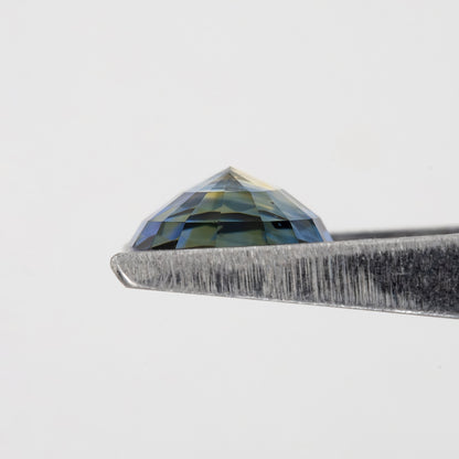 Royal Blue Champagne Sapphire | 1.29 Ct Oval Cut Unheated Natural Gem | Eye Clean Stone for Rings & Fine Jewelry