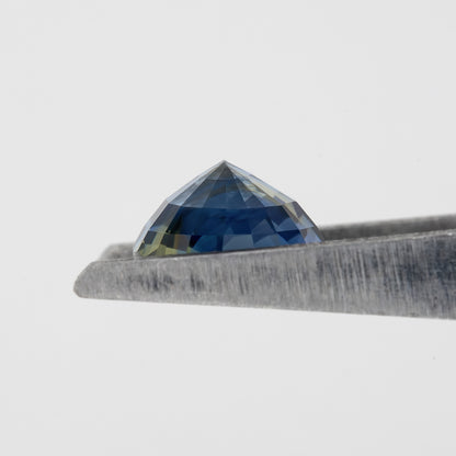 Blue Champagne Bicolor Sapphire | 1.40 Ct Natural Oval Cut Untreated Gem | Eye Clean Stone for Rings & Fine Jewelry