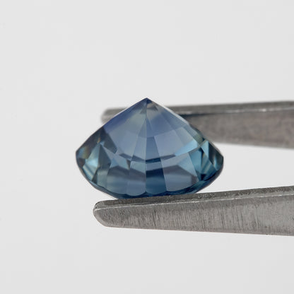 Twilight Blue & Champagne Sapphire | 1.48 Ct Cushion Cut Natural Unheated Gem | Eye Clean Stone for Heirloom Rings & Fine Jewelry