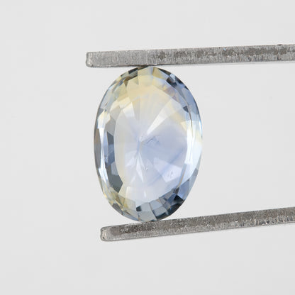 Midnight Blue & Champagne Sapphire | 1.05 Ct Natural Unheated Oval Cut Gem | Eye Clean Rare Stone for Ring or Pendant
