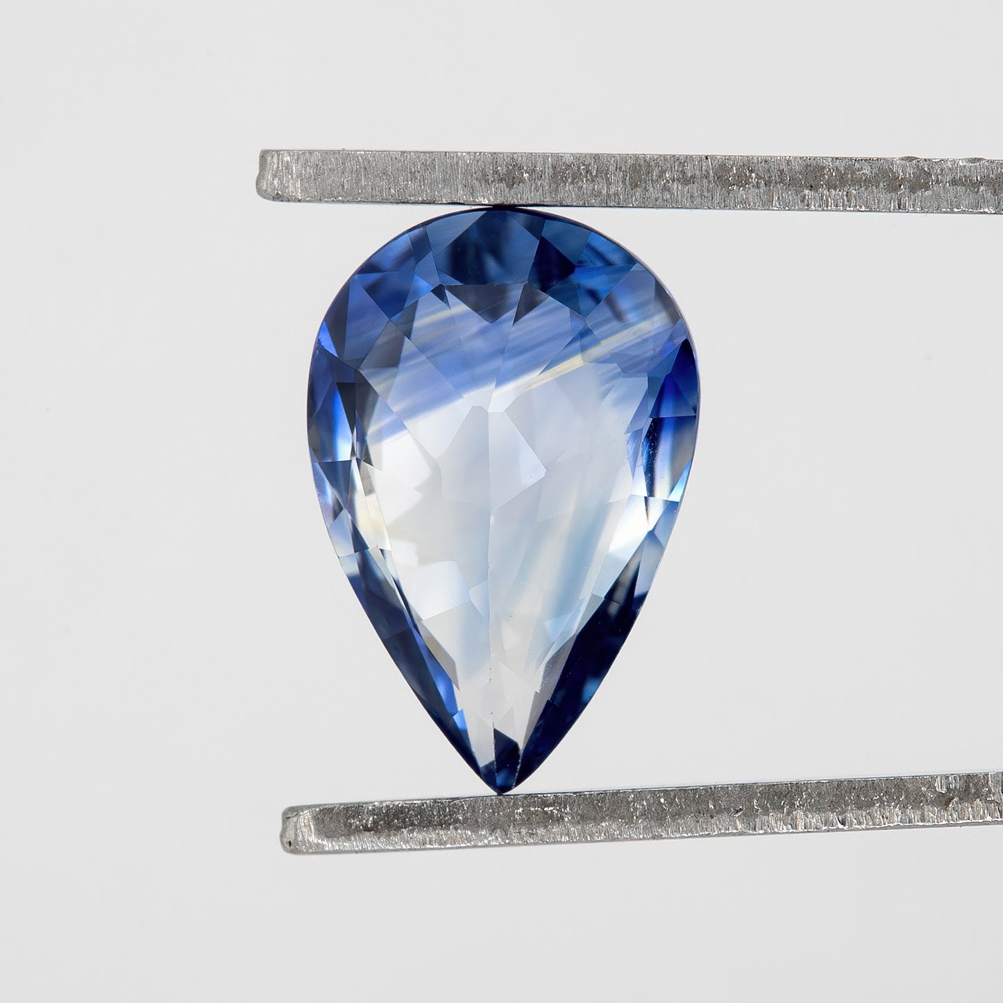 Icy Blue & Champagne Yellow Sapphire | 0.94 Ct Natural Pear Cut Untreated Gem | Eye Clean Loose Sapphire for Fine Jewelry Rings or Pendants