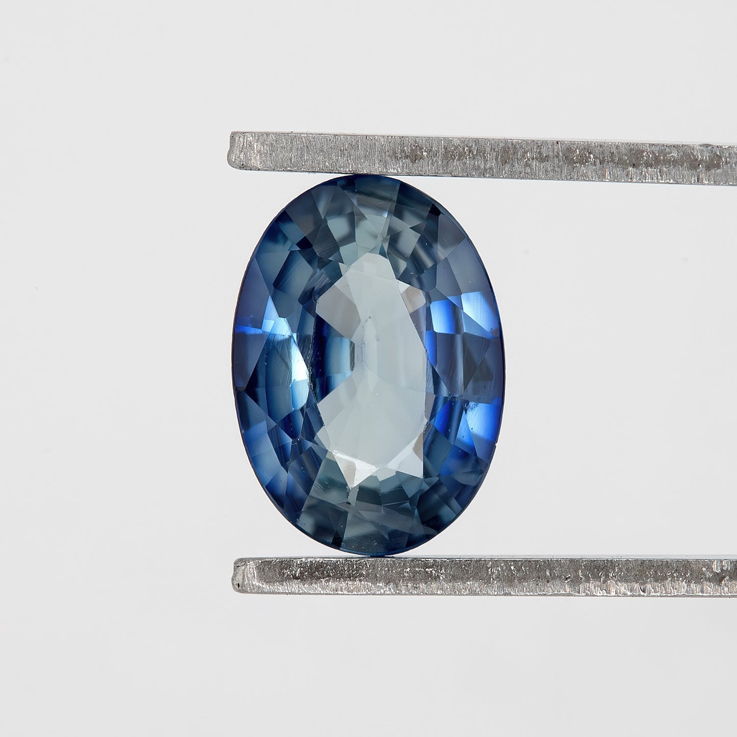Deep Blue & Champagne Yellow Sapphire | 0.67 Ct Oval Cut Untreated Natural Gemstone | Eye Clean Loose Stone for Fine Jewelry