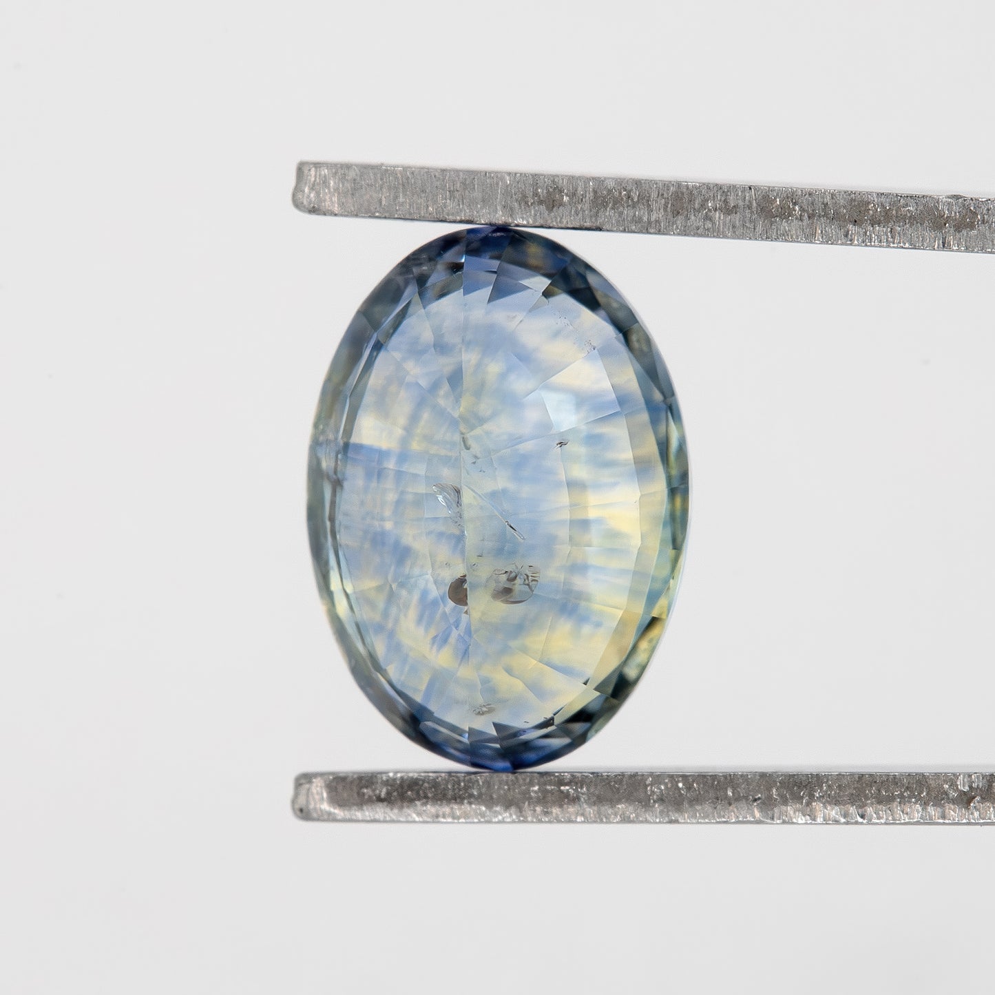 Blue Champagne Yellow Sapphire | 1.19 Ct Oval Cut Untreated Natural Gemstone | Loose Sapphire for Engagement Ring or Pendant